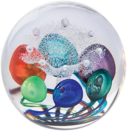 Caithness Glass Abstract-Colour Splash-Limited Edition, Multi, 9 x 9 x 9 cm