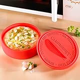 vaporera lekue tortilla de patatas Dimensiones: 13 cm de diámetro, 4 cm de alto.
