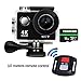 Produktbild Waterproof Action Camera WIFI 4k Ultra HD Splashproof Rechargeable Sport Camera 2 Inch TFT LCD Screen 170 Degree Wild Angle With one 16GB TF Card(Black)
