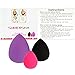 SUMERSHA 3pcs Soft Flawless Makeup Sponge Applicator Beauty Blender Puff Set, 3 Piece Makeup Blender Sponge,Foundation Blending Blush Concealer Eye Face Powder Cream Cosmetics Makeup Sponges
