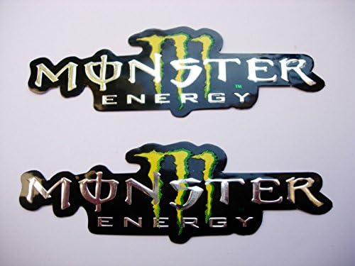 3D Green/Chrome Stickers Decals Ref. 069 – Set of 2 Pieces