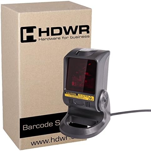 Omnidirectional USB Professional Barcode Scanner Scanning Barcode Bar-Code Reader, 1400 Scans/Second, Auto-detect Function