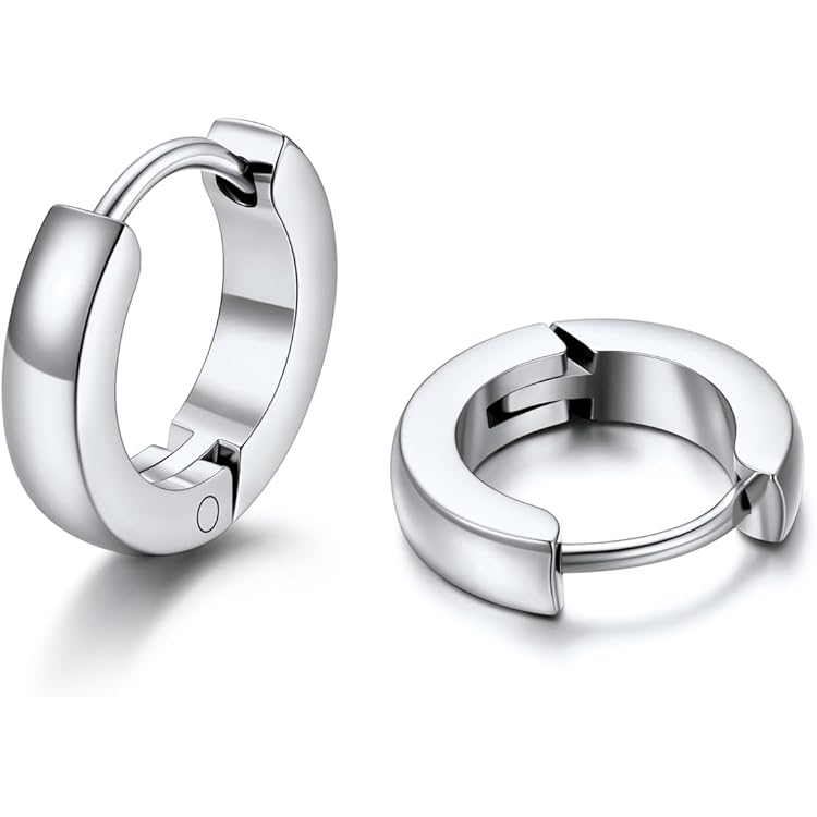 FaithHeart S925 Boucles D'Oreilles Femme Créoles En Argent