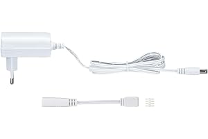 Paulmann 79832 Universal Power Supply Plug-In 12 Watt 230/12V DC Belysningssystem Vit Belysning Plasttransformator