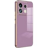 Microsonic Xiaomi Redmi Note 13 Pro 5G Kılıf Olive Plated Lila [Redmi Note 13 Pro 5G ile Uyumlu Kılıf - Lila]