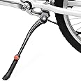 TOPCABIN Bike Kickstand Adjustable Aluminium Alloy Bicycle Kickstand Bike Side Kickstand Fit for 26" 28" 29” Mountain Bike/700 Road Bike/BMX/MTB (Center Stand (Black) for 26-27-28-29 inch bike)