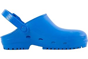 REPOSA Eco - Zoccoli Donna e Uomo in Gomma Comodi, Leggeri, Antishock, Ideali per Casa, Giardinaggio, Fai da Te - Ciabatte Donna Anatomiche con Fori Laterali, Laccetto Ribaltabile, Effetto Antiscivolo