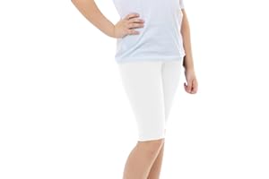 Geyuwoz Girls' Short Leggings, Children's Cycling Shorts Made of Cotton, Summer Thin Shorts for Girls, Under Skirt, Underpants, Short Leggings, Shorts, Pack of 1/2, Black, White, Dark Blue