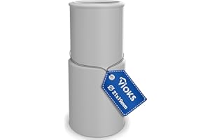 VIOKS Ablaufschlauch Adapter 21 auf 19 mmØ - Waschmaschine Abfluss Adapter Siphon für Geschirrspüler