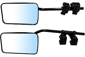 LCAUTFR Wohnwagenspiegel 2 Stück Abschleppspiegel Zusatzspiegel Universal für Auto Wohnmobile Caravan Anhänger (Links & Rechts)