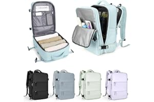 WEPLAN Plecak na Bagaż Podręczny Ryanair 40x20x25 Torba Kabinowa pod Siedzeniem Plecak Podróżny Easyjet Bag 45x36x20 Plecak Kabinowy do Samolotu Damski Męski Plecak na Laptopa Wodoodporny