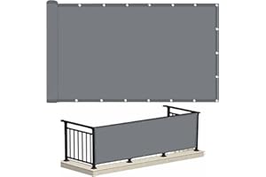 IMSGVIFO Toldo impermeable 1 x 3 m, protección UV, toldo con ojales, protección solar y protección contra la intemperie, tela de toldo, sombrilla para tejado de terraza, balcón, jardín de invierno