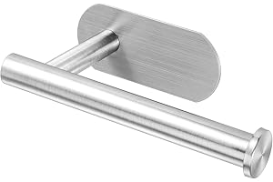 Aoleca Toilettenpapierhalter Ohne Bohren, Selbstklebend Toilettenpapierrollenhalter Edelstahl Klopapierhalter WC Papier Halterung Rollenhalter Klorollenhalter Papierhalter für Küche und Badzimmer