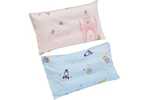 SZWL 2-Stück Kinder Kopfkissenbezug, 30 * 50 cm Hypoallergenes Baby kissenbezugkissen, Babioms Unsichtbarer Reißver Schlusskissenbezug (Nur Kissenbezug, Keine Anderen Ersatzteile)