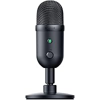 Razer Seiren V2 X - USB Microphone for Streamers (25mm Condensor Microphone, Supercardioid Pickup Pattern, Analog Gain Limite