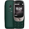 Nokia 6310 Dual SIM Keypad Phone with a 2.8” Screen, Wireless FM Radio and Rear Camera with Flash | 1 Year Replacement Guarantee | Green