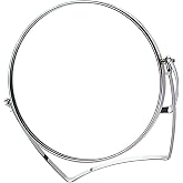 Mithra Life Mini Boy B&uuml;y&uuml;te&ccedil;li &Ccedil;ift Taraflı Krom Makyaj Aynası G&uuml;m&uuml;ş 100x120mm MIT1243
