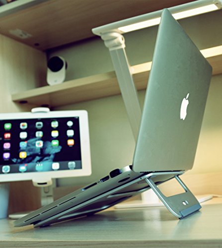 (Update Version) ZenCT Aluminium Laptop Ständer, beweglicher faltbarer Note-Book-Kühler -Tischhalterung für 11 „-14“ MacBook - 5