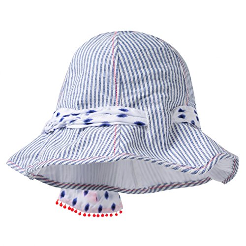 Jean Bourget Baby Girls Polka Dot Bucket Hat -  Purple - 0-3 Months