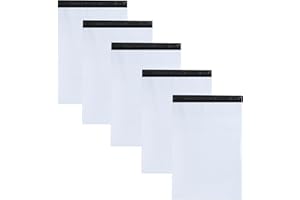 BIGJIYU 5 Stück Verzendzakken 60x80cm Versandtaschen Groß XXL,Versandbeutel Groß Plastik Wasserdicht Selbstklebend Taschen für Paketversand