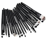 Sanwood 20 Pcs Makeup Cosmetic Brushes Set Kits Eyebrow Eyeshadow Eyeliner Lip