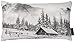 Produktbild Magma Wilderness Tiermotiv Landschaft Winter (Kissenhülle ca. 30x50cm Hütte)