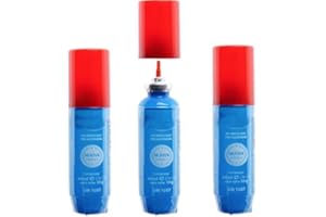 DOBO® Set 3 bombolette Ricarica GAS butano per accendini 60ml con innesti ricariche accendino piccola bombola