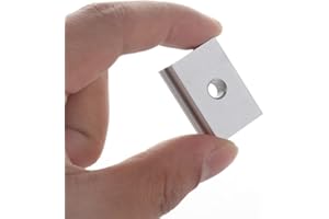 LbsAMP Lot de 5 écrous à rainure en T M8 - 30 × 23 × 7,8 mm - Pour meuble, rainurage, outil de travail du bois