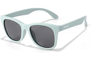 Maesy Gafas de sol para niños de 6 a 12 años - Protección polarizada UV400 - Marco flexible y flexible - Gafas de sol seguras y cómodas para niños - Yuki