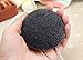 SelfTek 3 PCS Natural Green Tea and Charcoal Deep Pore Facial Cleansing and Exfoliating Beauty Sponges