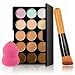 Imported 15 Colors Contour Concealer Palette +1 Cream Powder Makeup Brush +1 Puff RS.455.00