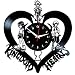 Produktbild EVEVO Kingdom Hearts Wanduhr Vinyl Schallplatte Retro-Uhr Handgefertigt Vintage-Geschenk Style Raum Home Dekorationen Tolles Geschenk Wanduhr Kingdom Hearts