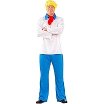 Funidelia Costume Ufficiale di Daphne - Scooby Doo per donna, Include abito, sciarpa, copristivali e parrucca - Tenuta per adulti per feste, Carnevale e Halloween - Taglia S