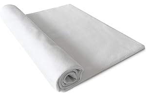 ZADAWERK® Tessuto fusibile per patchwork - 150 g/m² - 1x2 m - bianco