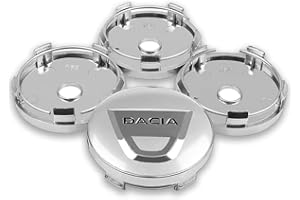 XGAGCF Auto Coprimozzi Ruota Centro Tappi Lega Alluminio Cerchioni Mozzo Badge Hub Center Caps, per Dacia Duster Logan Sandero Stepway Lodgy Mcv 2 Dokker 56/60MM Auto Decorativo Emblema Accessori
