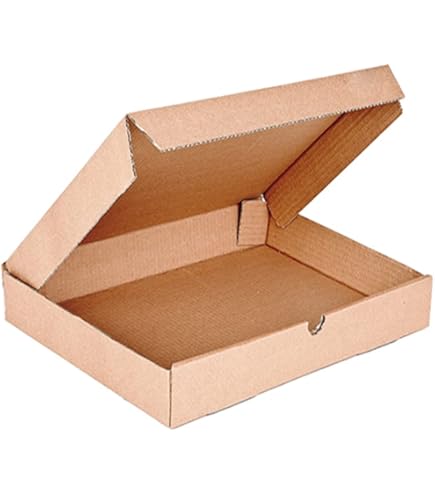 10 Scatole Di Cartone Piatte 30x24x5cm - Imballaggio Avana, Fustellate - Foto 1