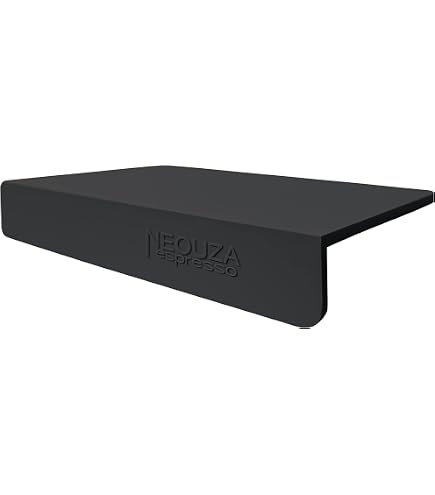 Tapis En Silicone Pour Machine à Café 48x30cm - Anti-dérapant Et Anti-fuites - Protection Plan De Travail - Noir