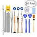 Price comparison product image AUTOPkio 16 in 1 Repair Tool Kit for iPhone 7/8, Opening Pry Tool Set with Magnetic Screwdriver Set, Magnetizer/Demagnetizer Tool for Apple 7, iPhone 7plus, 6Plus/6S/6/5S/5/5C/4S/4/SE, iPod, iTouch