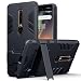 Produktbild TERRAPIN Nokia 6 2018/Nokia 6.1 Tasche, Silikon + Polycarbonat Hülle mit Standfunktion für Nokia 6 2018/Nokia 6.1 Hülle - Schwarz