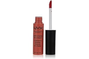 NYX Professional Makeup Rouge à Lèvres Soft Matte Lip Cream, Fini Mat Crémeux, Couleur Ultra-Pigmentée, Tenue Longue Durée, Teinte : Cannes (19)