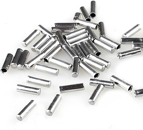 50pcs/lot MTB Bicycle Brake Inner Cable End Caps Aluminum Alloy Wire End Caps Bike Parts