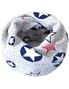 sunnymi Warmen Kinderschal Baby Jungen Mädchen Unisex Baumwolle O-Ring 0-4 Jahre alt Herbst Winter 50x17cm Loop...
