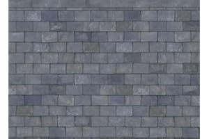 Melody Jane Dolls House Slate Roof Paper Miniature Print Exterior Wallpaper 1:12 Scale