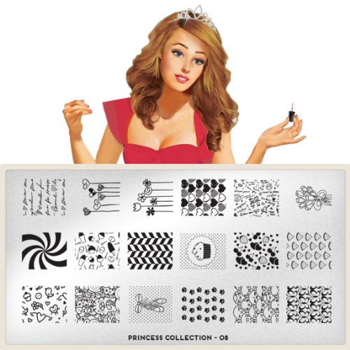 MoYou-London Nail Art Image Plate Princess Collection - 08