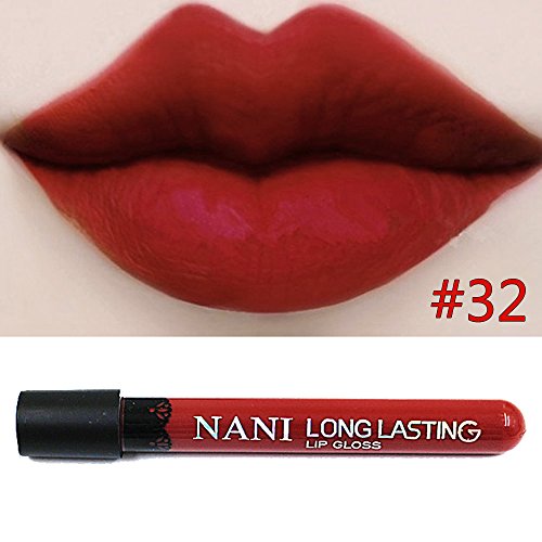Neverland Waterproof Liquid Makeup Lip Pencil Matte Lipstick Lip Gloss Super Long Lasting 32#