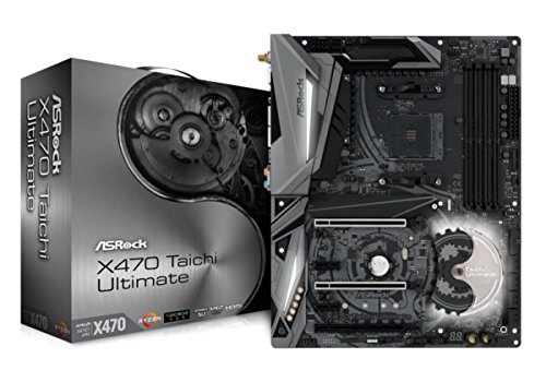 Asrock X470 Taichi Ultimate AMD Promontory X470 Socket AM4 ATX Carte mère - Cartes mères (DDR4-SDR Asrock X470 Taichi Ultimate AMD Promontory X470 Socket AM4 ATX Carte mère - Cartes mères (DDR4-SDR