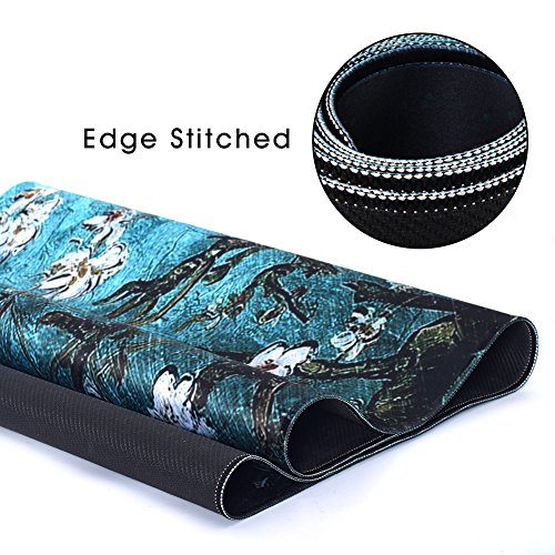 CACOY XL-Großes Gaming Mauspad 1000 x 400 x 2 mm Mausunterlage Büro Schreibtisch Mausmatte Anti-Rutsch Neopren Matte für Maus Keyboard Laptops Computer und mehr - 4