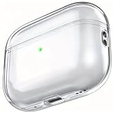 UnDePlus Airpods Pro 1. / 2. Nesil ile uyumlu Kılıf Kristal Silikon Şeffaf Case