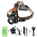 Produktbild siuyiu 3000 Lumen Scheinwerfer XM-L T6 LED Taschenlampe Kopf Lampe Wiederaufladbar Angeln Outdoor Jagd Camping Scheinwerfer + 2 x 4.200 mAh 18650 Akku + Ladegerät + KFZ-Ladegerät + USB-Kabel