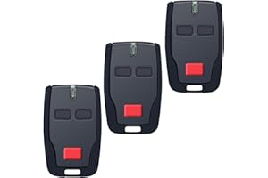 QIQIAZI Confezione da 3 telecomandi da garage per BFT MITTO B2, 433,92 MHz, telecomando per cancello elettrico, 2 canali, adatto per Rolling BFT Mitto 2, Kleio, Ghibli, TRC 2, Kleio, Ghibli, TR